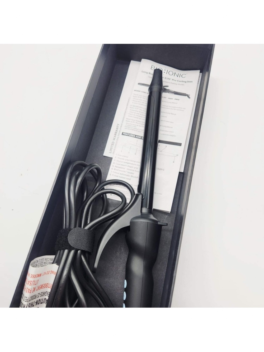 BIO IONIC curling iron .75 - Picture 4 of 4